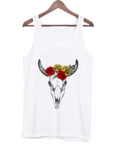 Skull rose tanktop ZNF08