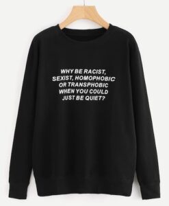 Slogan Print Sweatshirt