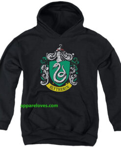 Slytherin Crest Harry Potter Hoodie thd