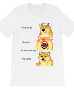 Smile Doggo T Shirt ZNF08