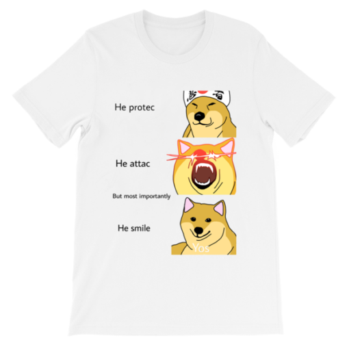 Smile Doggo T Shirt ZNF08