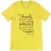 Sorrows Quote, Frida Kahlo T-Shirt THD