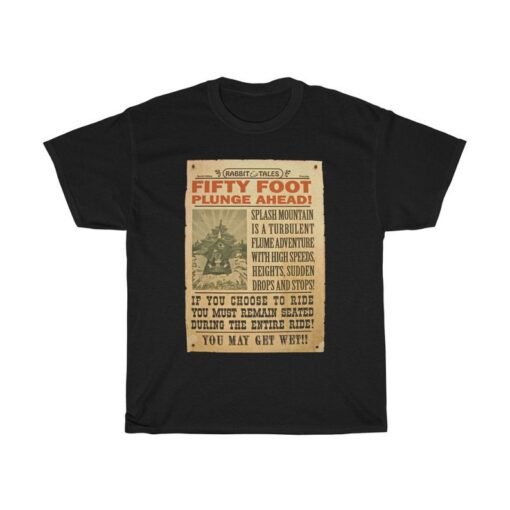 Splash Mountain Fifty Foot Plunge Ahead T-Shirt