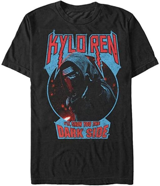 Star Wars The Force Awakens Men'S Kylo Ren Show Dark Side T-Shirt