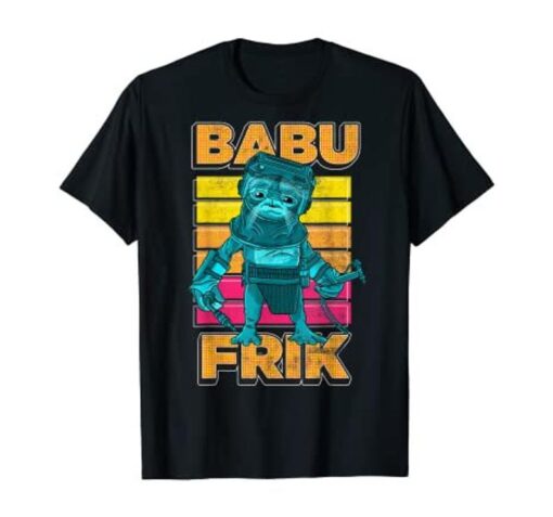 Star Wars The Rise Of Skywalker Babu Frik Pop Art Portrait T-Shirt