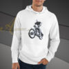 Steve Mcqueen Hand screen-printed hoodie