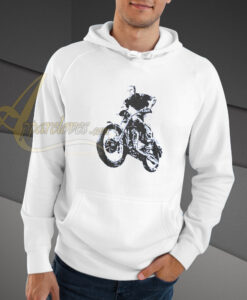 Steve Mcqueen Hand screen-printed hoodie