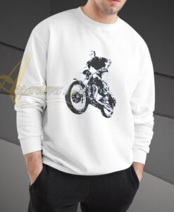 Steve Mcqueen Hand screen-printed sweatshirt