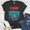 Straws Turtles Jaws Shark TShirt ZNF08