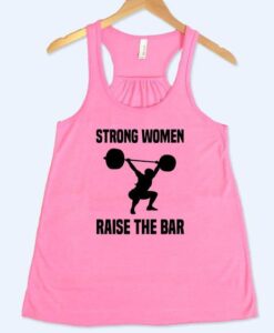 Strong Women Raise The Bar TANK TOP ZNF08