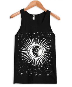 Sun moon star tank top ZNF08