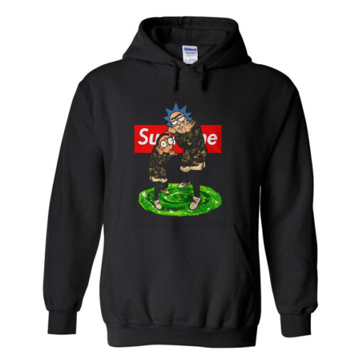 Supreme rick and morty Hoodie