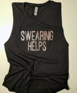 Swearing Helps TANK TOP ZNF08