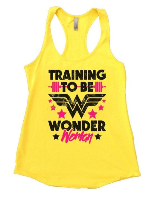 TRAINING TO BE WONDER Woman TANK TOP ZNF08
