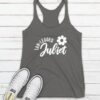 Tan Legged Juliet Racer Back Tank Top ZNF08