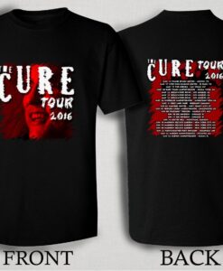 The Cure 2016 Tour T Shirt Size S,M,L,XL,2XL,3XL