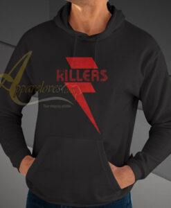 The Killers Brandon Flowers Red Bolt Hoodie