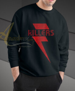 The Killers Brandon Flowers Red Bolt Sweatshirt