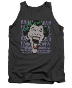 The joker ha ha haaa charcoal tanktop ZNF08