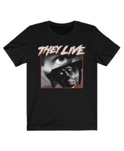 They Live retro movie tshirt