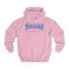 Thrasher Flame Light Pink Hoodie