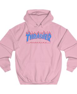 Thrasher Flame Light Pink Hoodie