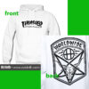 Thrasher Huf Worldwide Hoodie thd (2side)