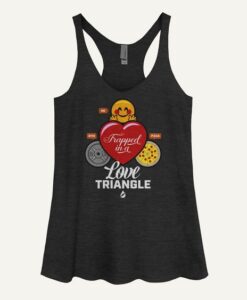 Trapped In A Love Triangle Women's Tank Top ZNF08