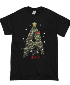 Trek The Halls Christmas t shirt