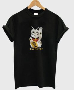 Turnover Lucky Cat T-shirt ZNF08