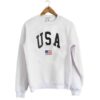 USA Flag Graphic Sweatshirt