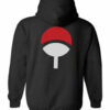 Uchiha Naruto anime clan symbol BACK HOODIE THD