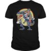 Unicorn And Greyhound Riding A Dinosaur T SHIRT ZNF08