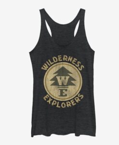 Up Wilderness Explorer Badge Girls Tanks ZNF08