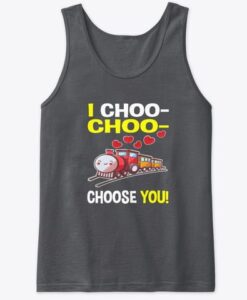 Valentine I Choo Choo Choose You Tank Top ZNF08