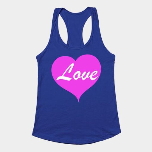 Valentines Day Gift, LOVE Tank Top ZNF08