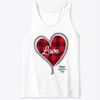 Valentine's Day Gifts Read Plaid Heart Tank Top ZNF08