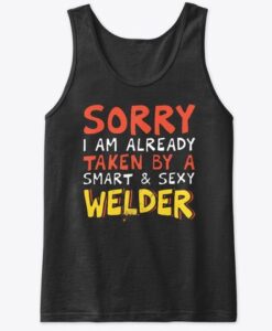 Valentine's Day Welder's Wife Gift Tank Top ZNF08