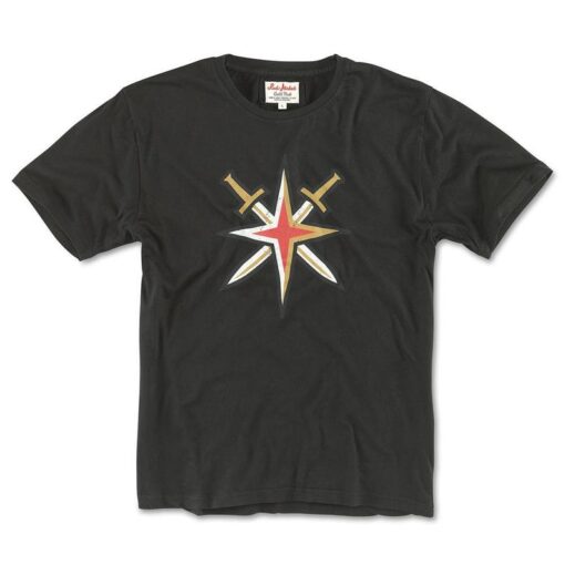 Vegas Golden Knights Black Brass Tacks T-Shirt