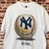 Vintage 90's New York Yankees My Ball Tshirt