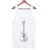 Vintage Guitar Line Art Tank Top ZNF08