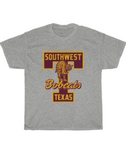 Vintage Southwest Texas State University with bobcats T-Shirt