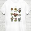 Vintage flowers T-shirt,Botanical t-shirt,Garden T-shirt