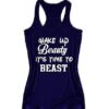 Wake Up Beauty Tank Top ZNF08