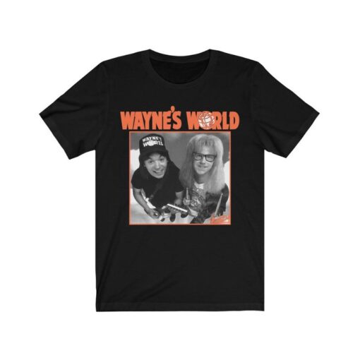 Waynes World retro movie tshirt