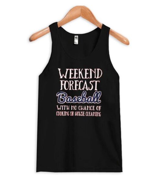 Weekend Forecast Baseball Tank Top ZNF08