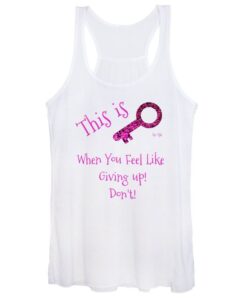 When You Feel Like Giving Up Don't Women's Tank Top ZNF08