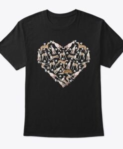 Whippet valentine gift T-Shirt ZNF08