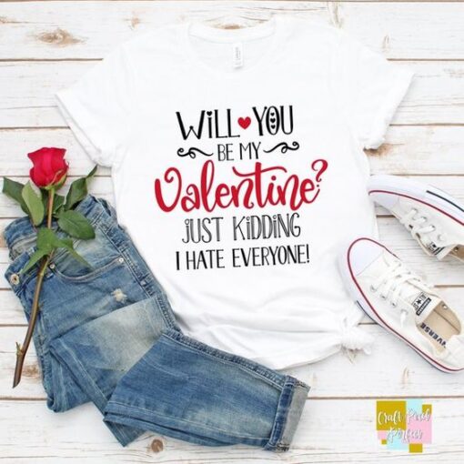 Will You Be My Valentine TSHIRT ZNF08