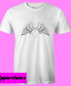 Wings Heart & Halo T Shirt